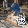 2011.04.08 Работы по перу руля коча