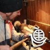 2011.04.19 Леонид Клочко изготавливает дельные вещи, нагеля и т.д.